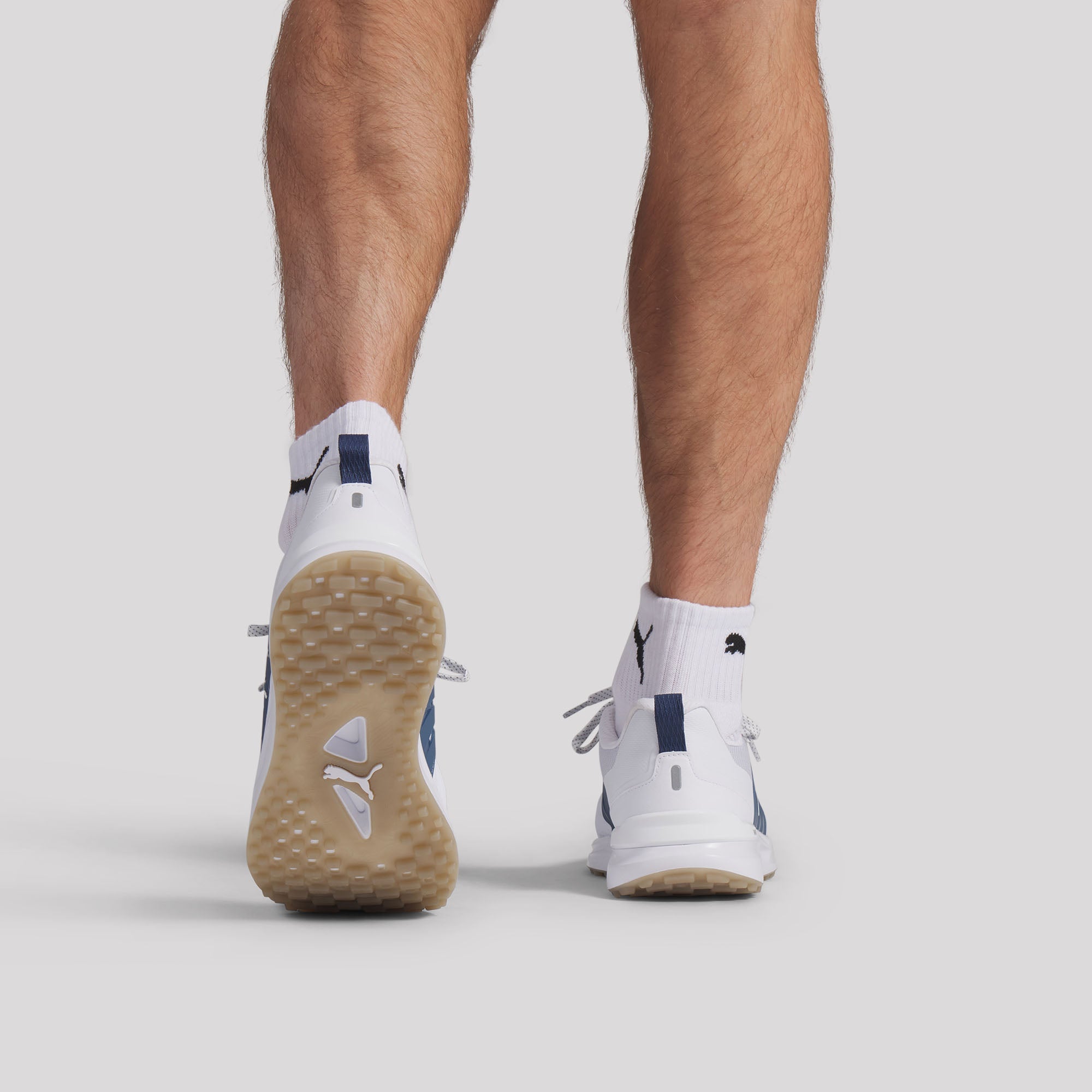 Puma White / Dark Indigo / Ice Coffee