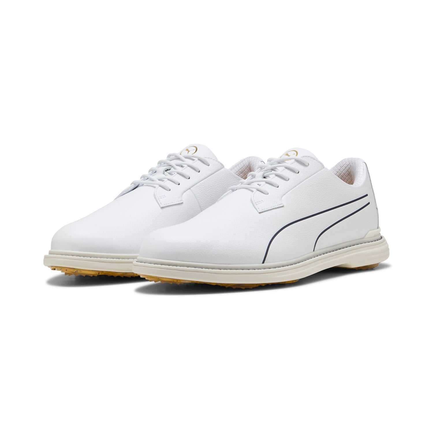 Puma White / Deep Navy / Gold