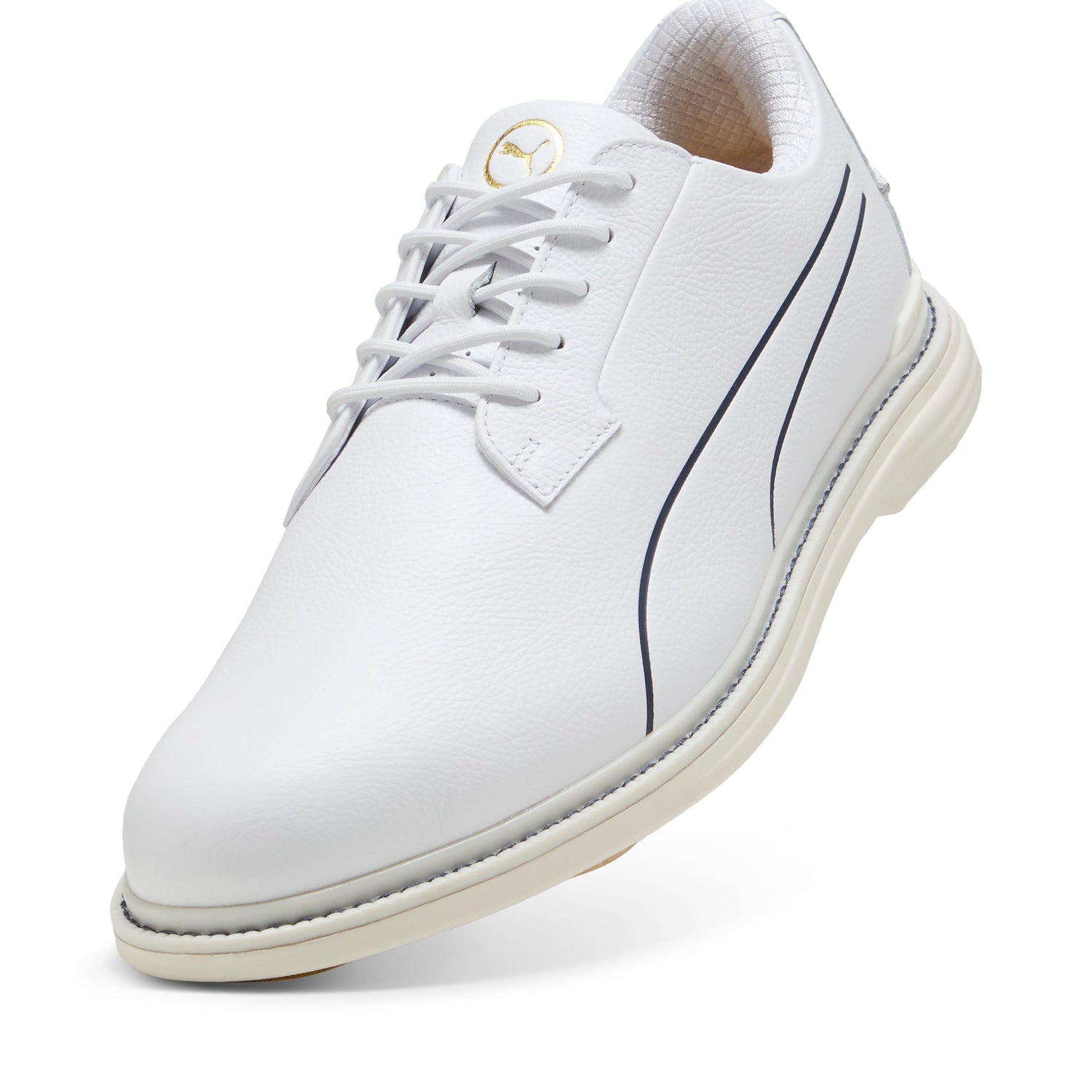 Puma White / Deep Navy / Gold
