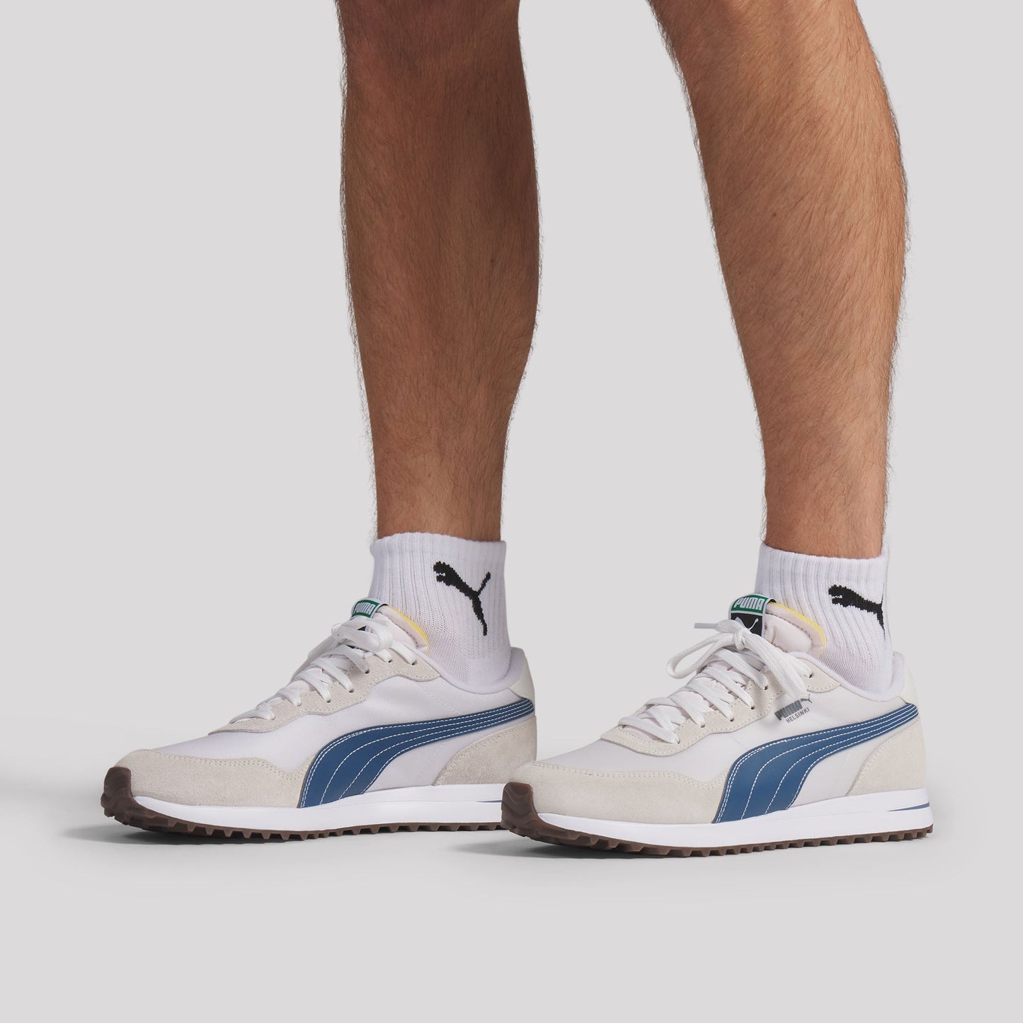 Puma White / Dark Indigo