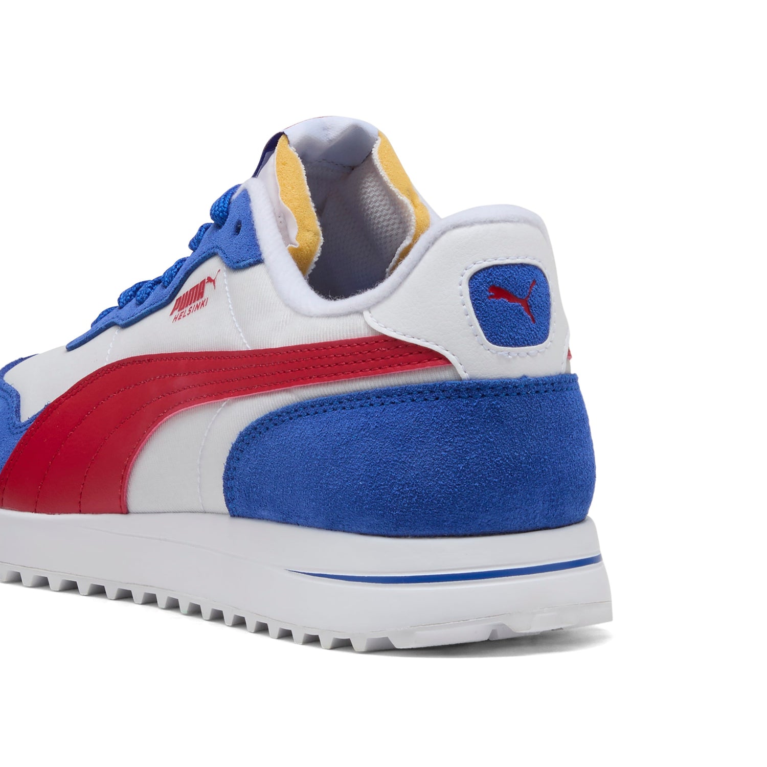 Puma White / Strong Red / Festive Blue