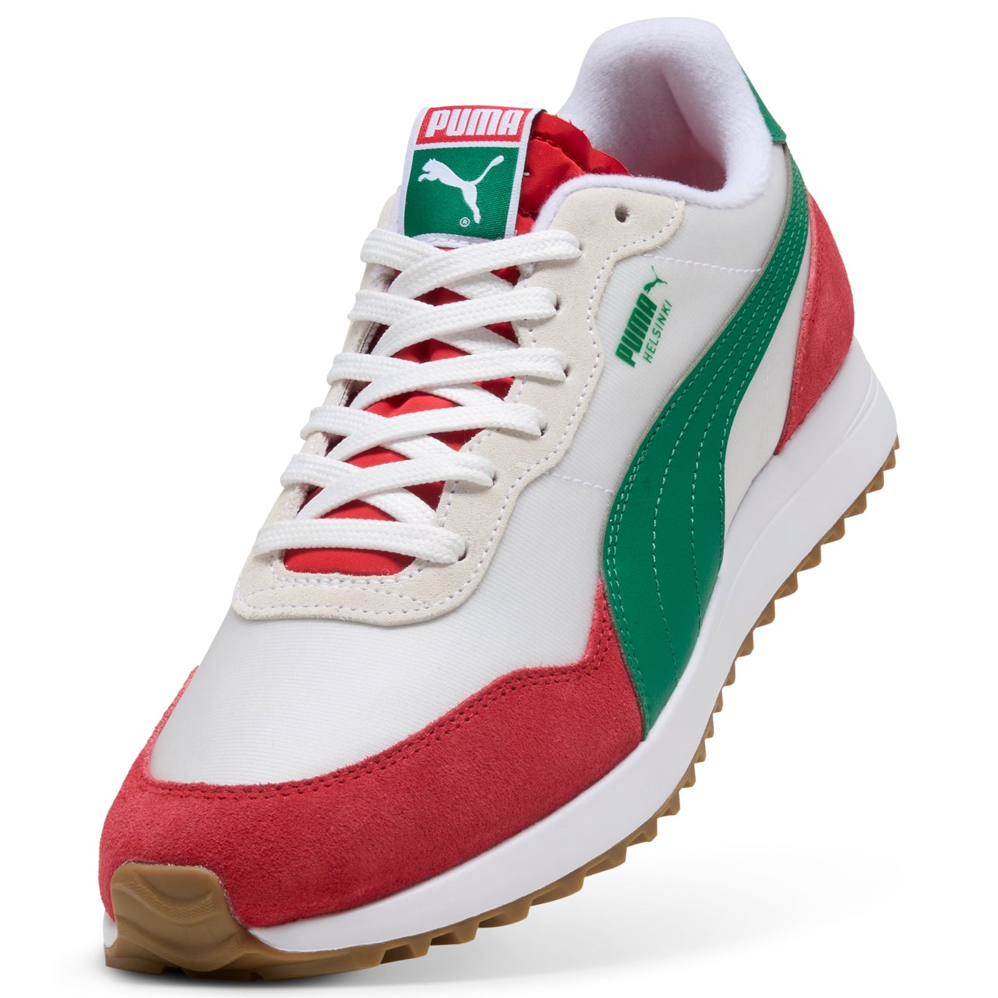 Puma White / Master Green / Formula Red