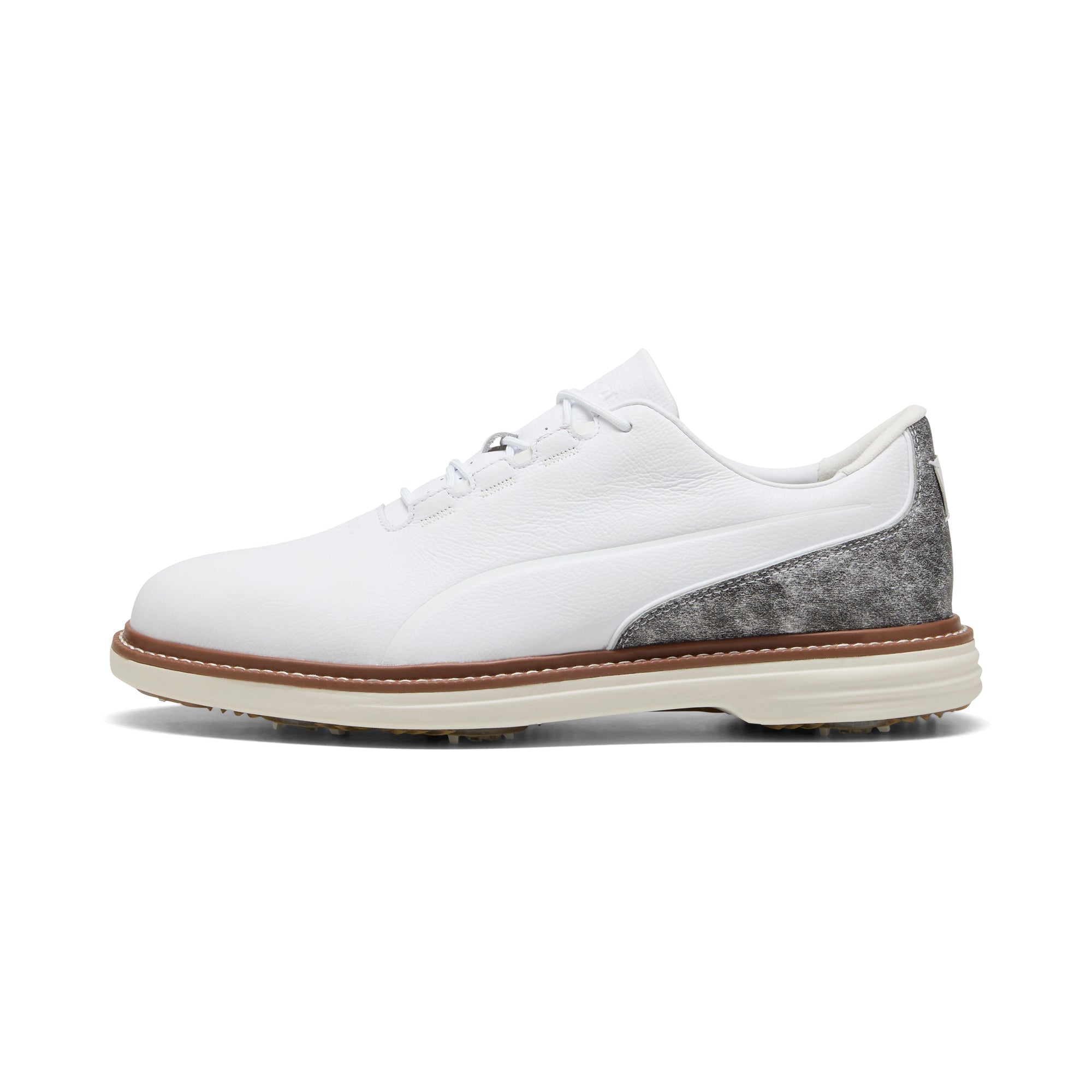 Puma White / Brown Mushroom