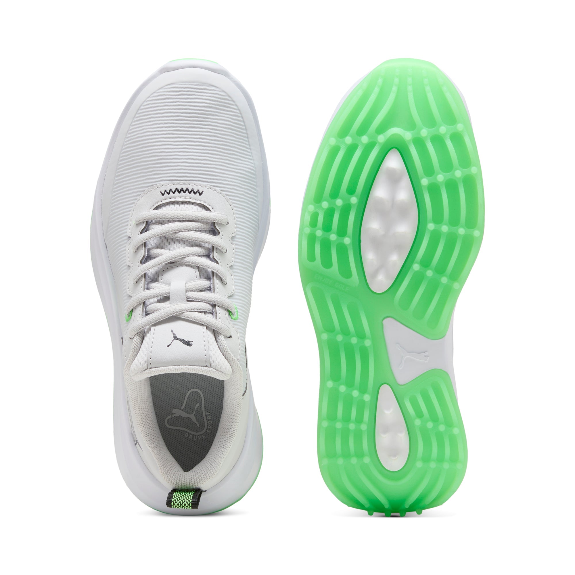 Feather Gray / Puma White / Fluro Green