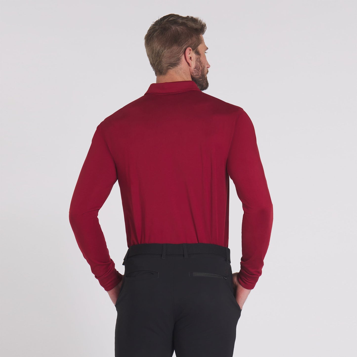 CLOUDSPUN Long Sleeve Midweight Golf Polo