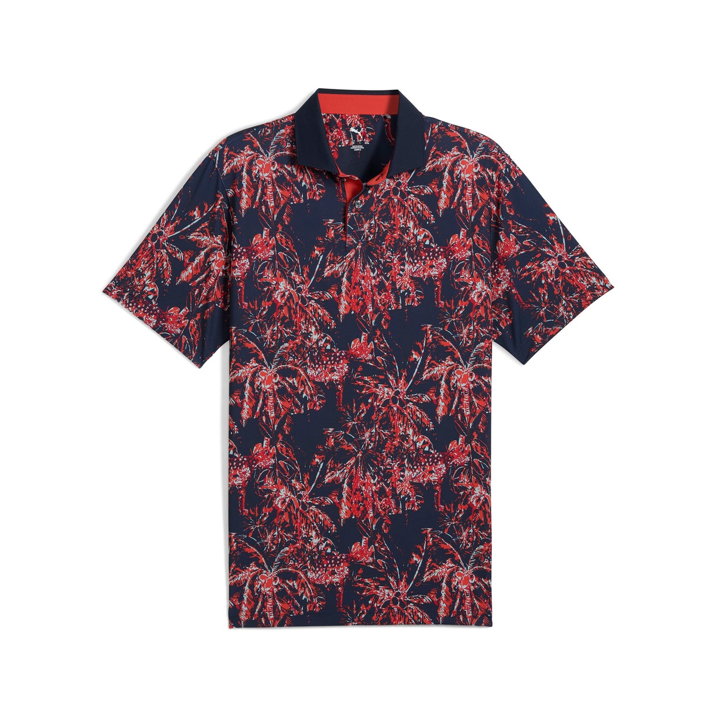 Deep Navy / Red Fire