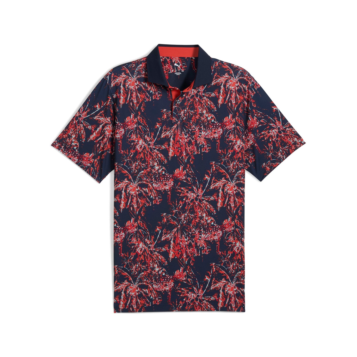 Deep Navy / Red Fire