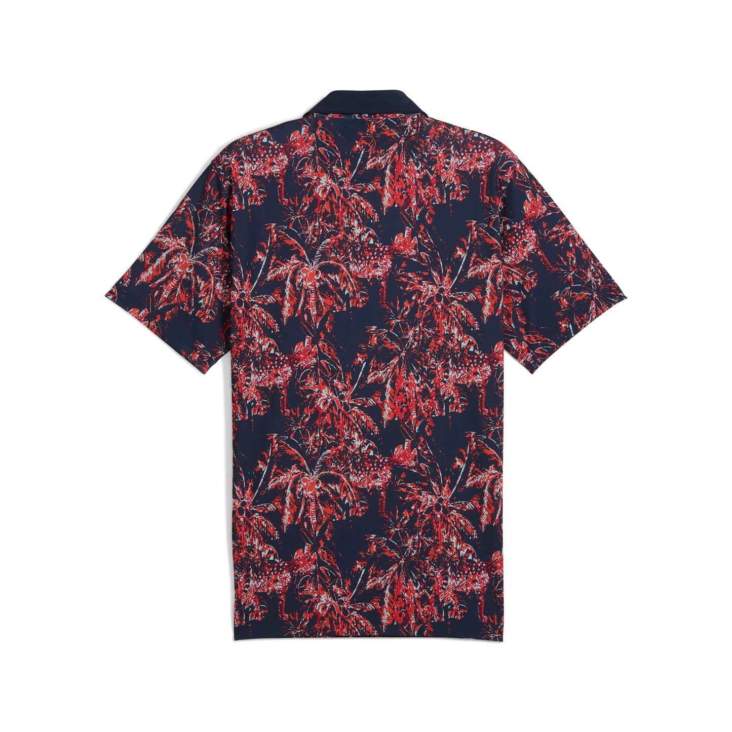 Deep Navy / Red Fire