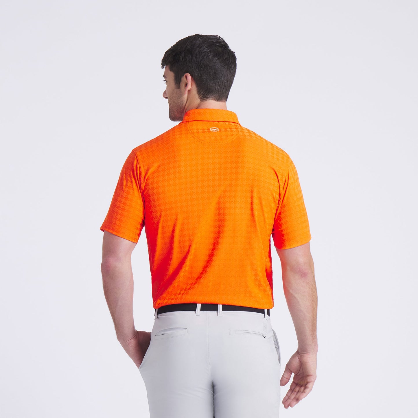 MATTR Houndstooth Golf Polo