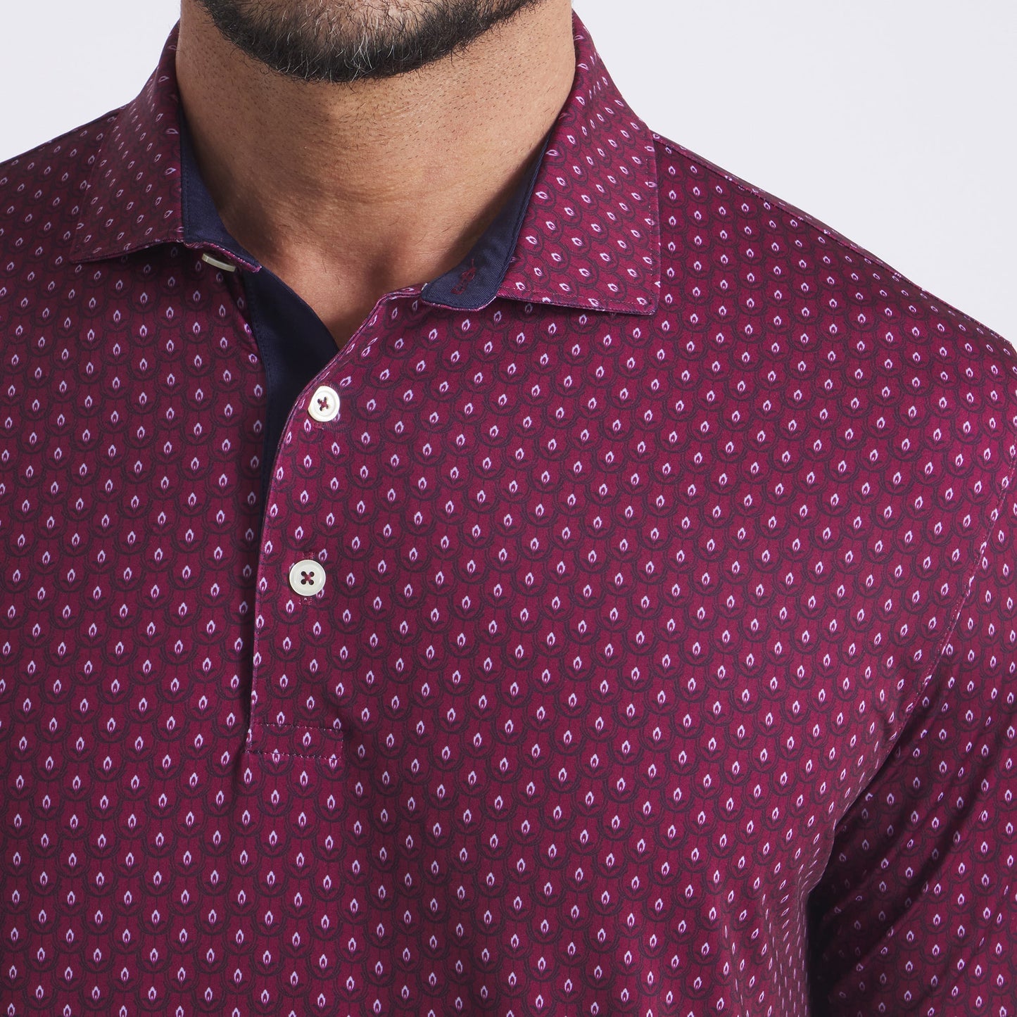 Ruby Shimmer / Deep Navy