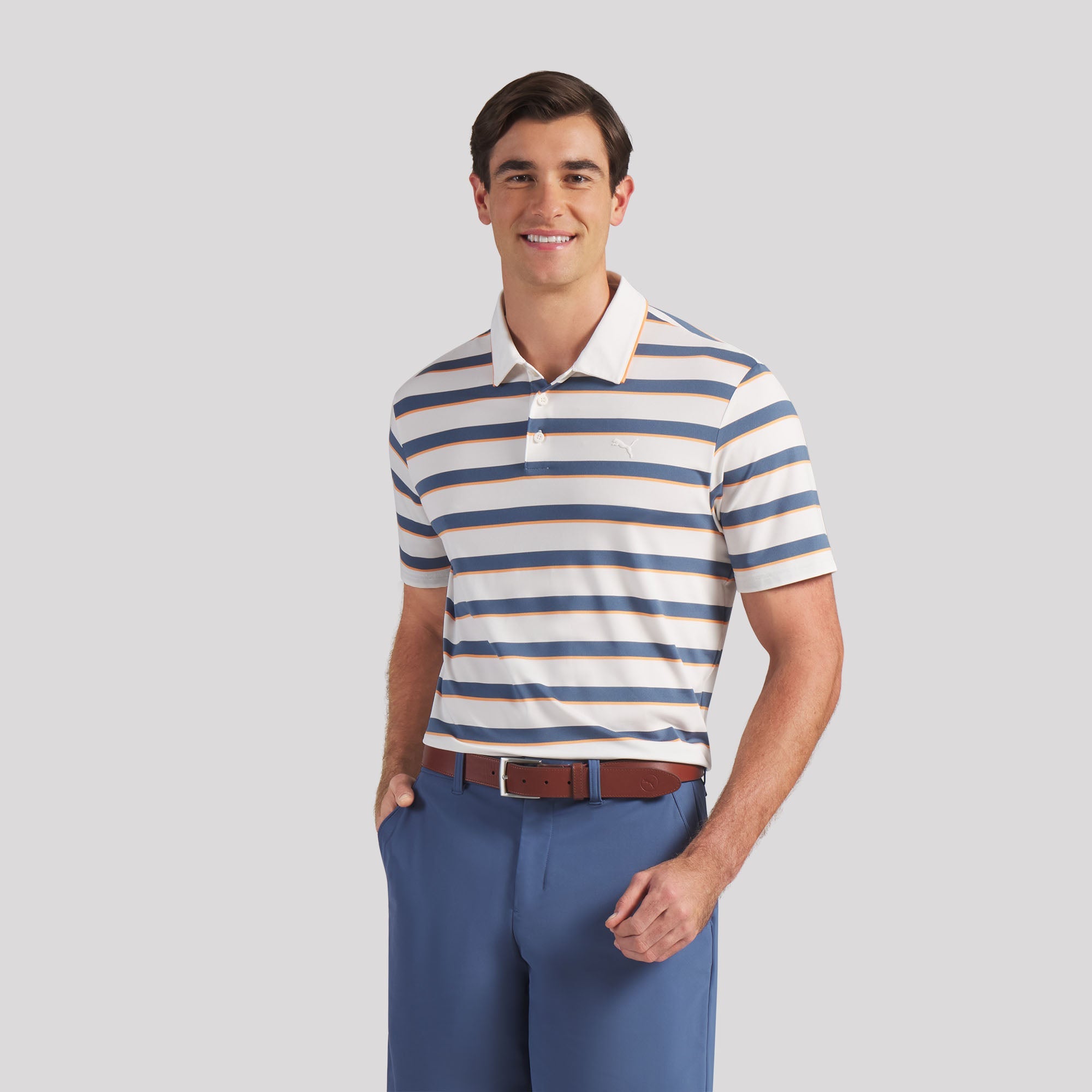 Warm White / Dark Indigo