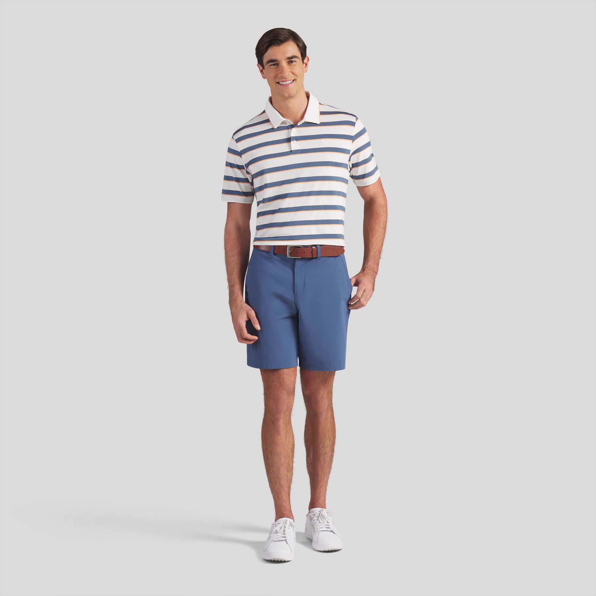 Warm White / Dark Indigo