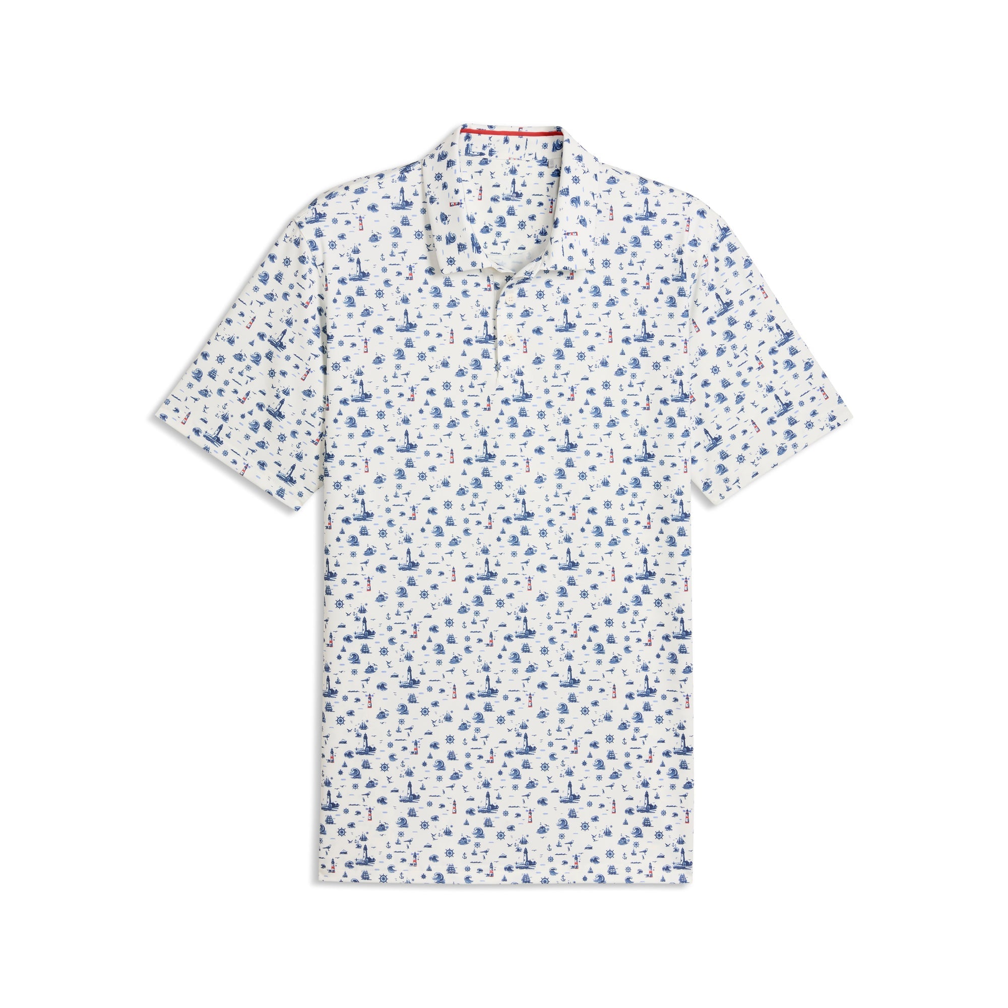 Warm White / Deep Navy / Candy Apple