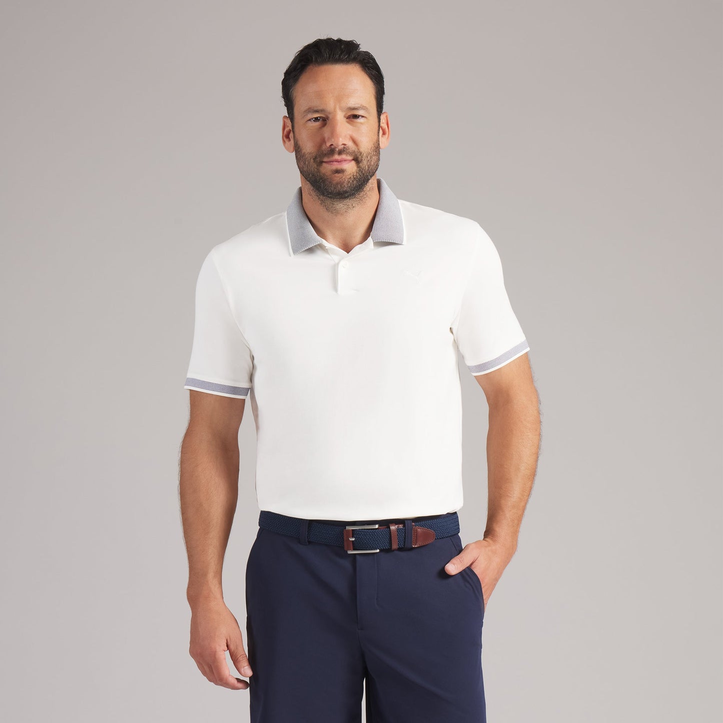 Warm White / Deep Navy