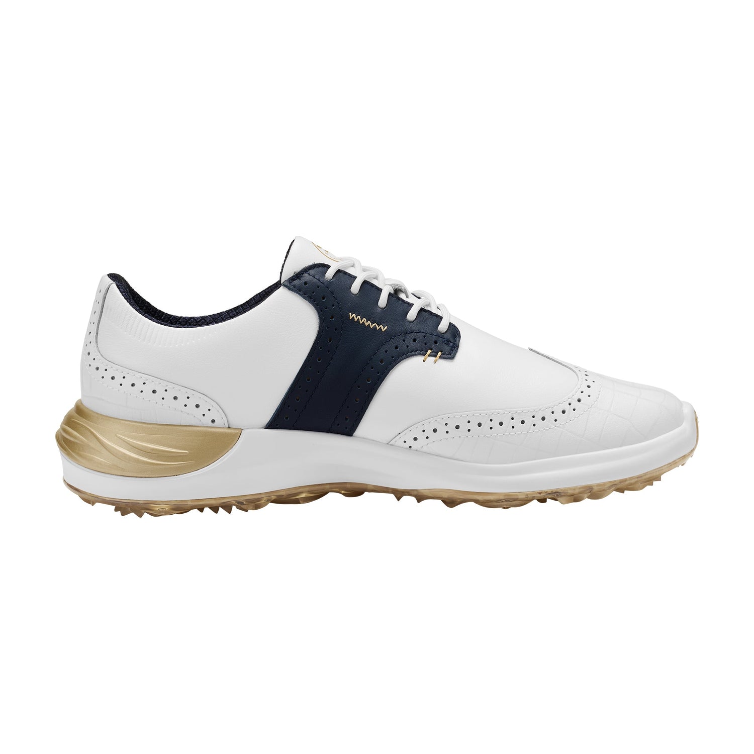 Puma White / Deep Navy / Puma Gold