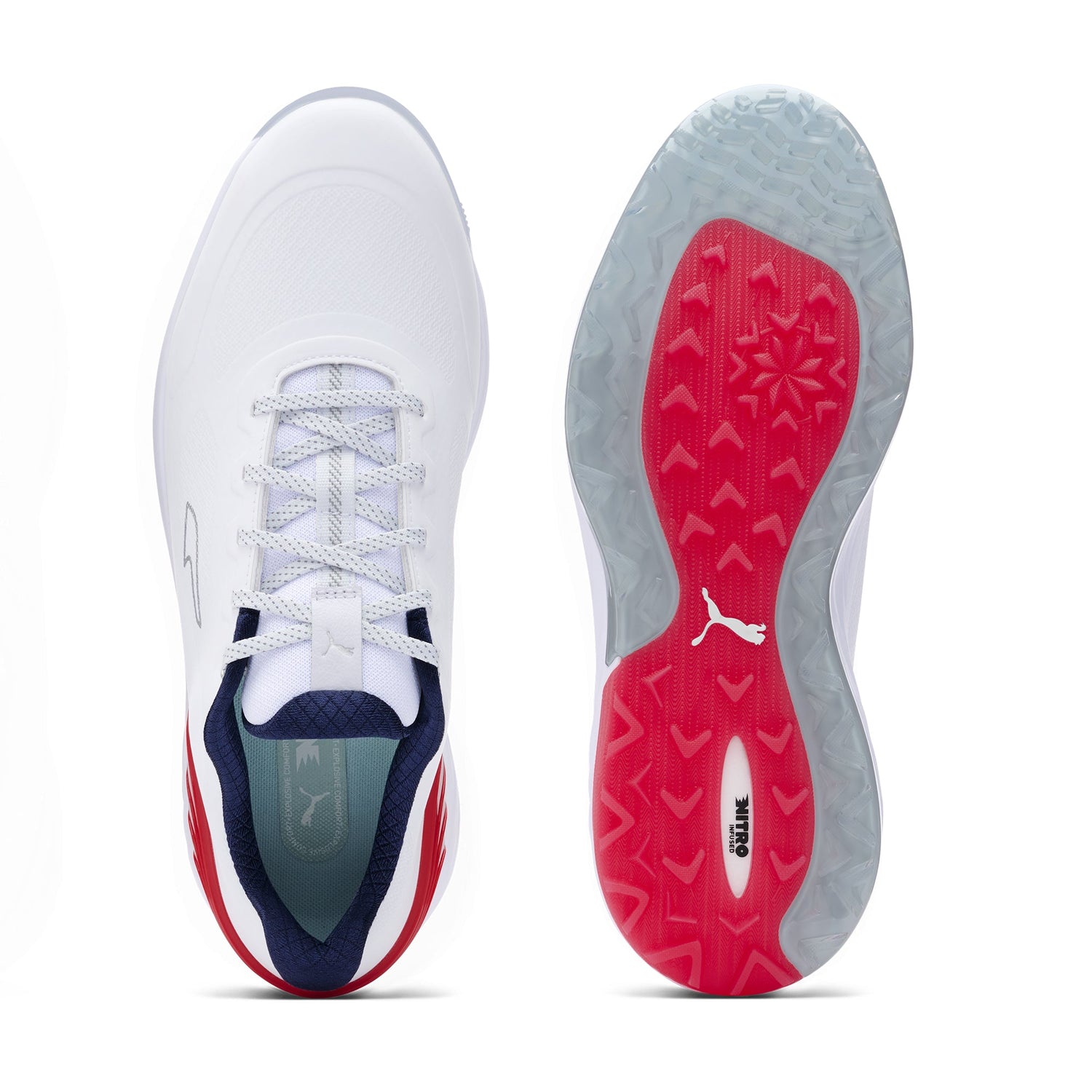 Puma White / For All Time Red / Puma Navy