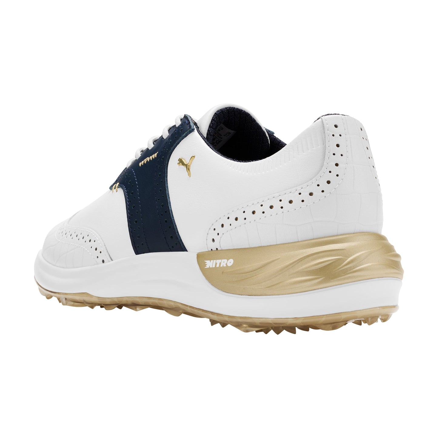 Puma White / Deep Navy / Puma Gold